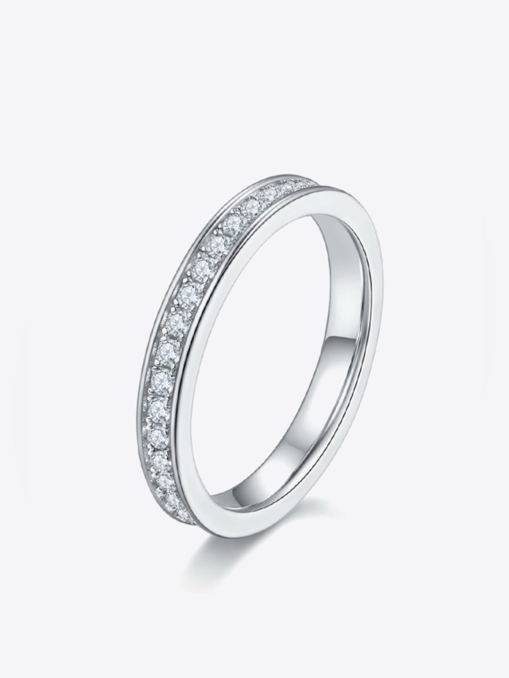 Unexplained Words Moissanite Ring
